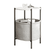 thumbnail image 1 of Mesa De Centro Lateral Con Bandeja De Tela Negro/blanco, 1 of 3