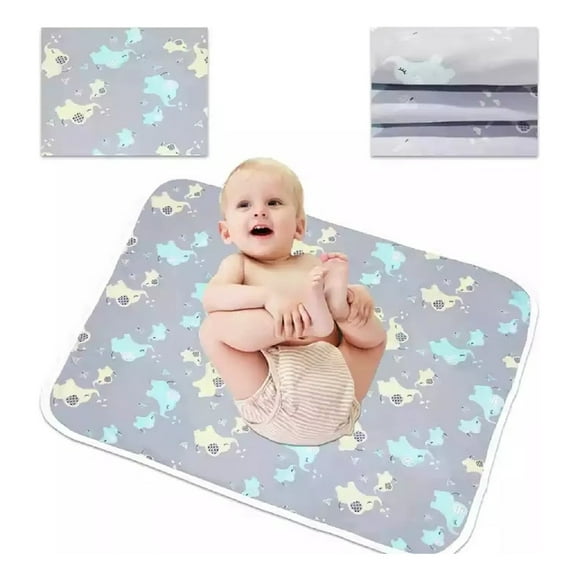 Mudador Portátil Impermeable Reutilizable Protector Bebe Lau