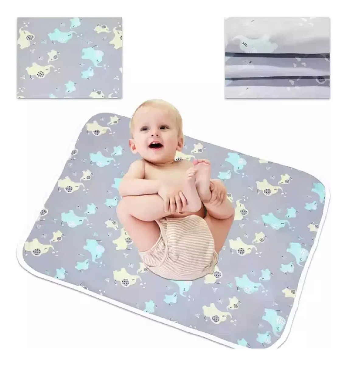 Genérico - Mudador Portátil Impermeable Reutilizable Protector Bebe Lau