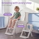 thumbnail image 2 of Asiento de entrenamiento para ir al baño Lalalark 2 en 1 para niños pequeños, color verde, 2 of 9