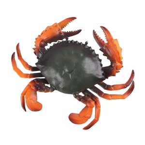 Magideal - Mini Modelo De Figuritas De Cangrejo Realista, Juego De Animales, Juguete Educativo De Aprendizaje Temprano, Figuras De Animales, Figuritas De Cangrej Naranja