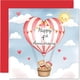 thumbnail image 1 of Tarjeta de aniversario Stuff4 para el cuarto aniversario de Love Bear, globo aerostático, 1 of 7