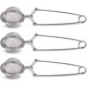thumbnail image 2 of Colador de té de bolas a presión, paquete de 3, infusor de té de acero inoxidable premium con asa para té de hojas sueltas, infusores de filtro de bolas de té de malla fina., 2 of 7