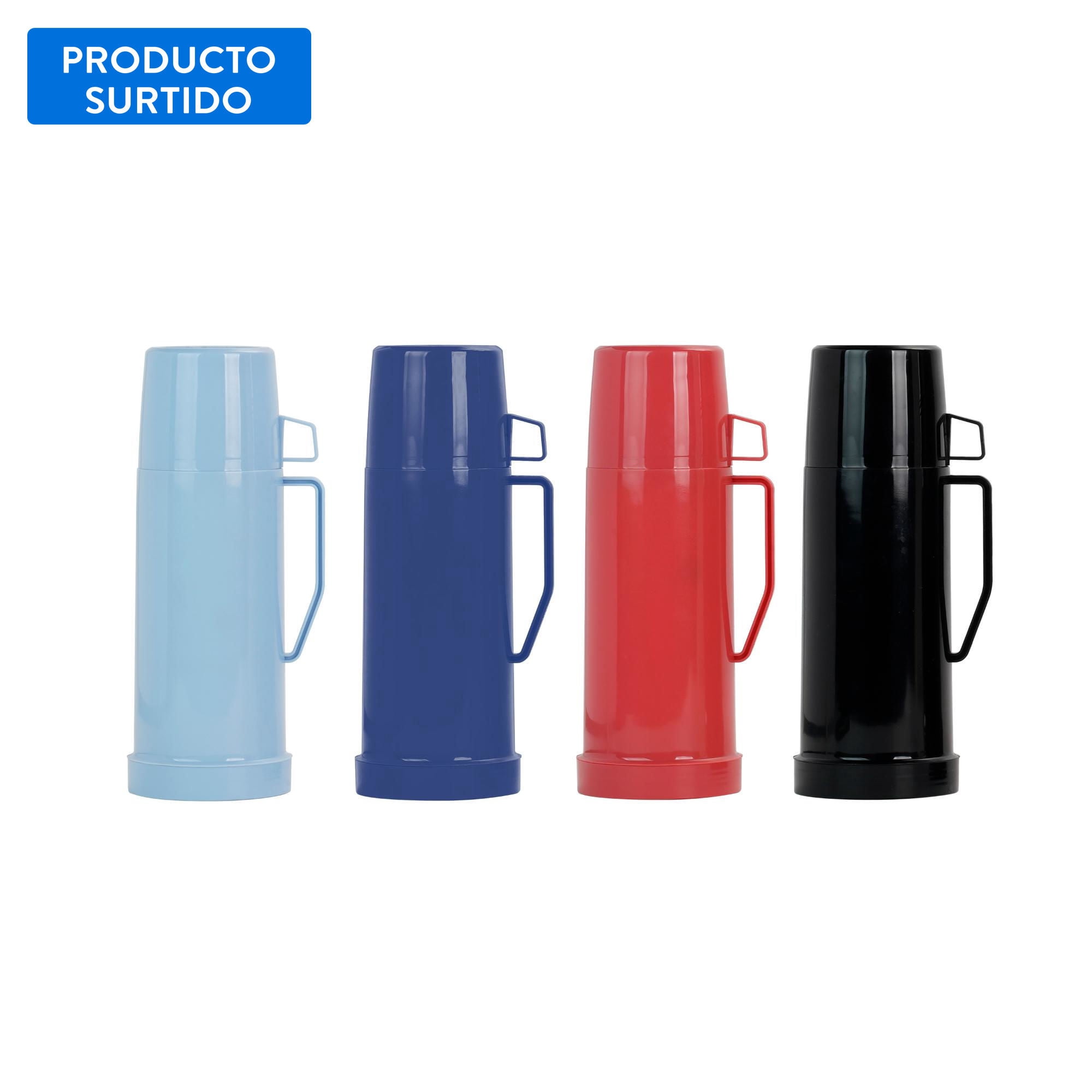 Termo 430ml Con Dispensador Plastico, Color Surtido 1 Un Haus