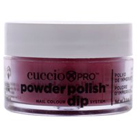 Cuccio Colour - Sistema De Salsa De Color De Uñas De Esmalte En Polvo Profesional - Fucsia Con Mica Arcoíris De Para Es - Polvo De Uñas