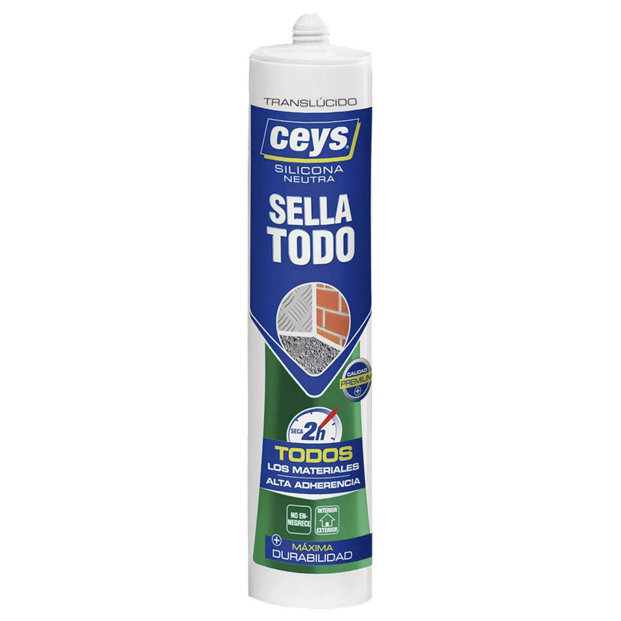 Silicona Neutra Sellatodo Transparente 280ml - Ceys