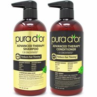 Set De Cuidado Capilar Pura D'Or Advanced Therapy Biotin 480 Ml X 2