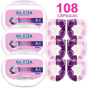 Detergente En Cápsulas Aileda Fresias Y Lirios 108 Cáps （Fresias Y Lirios）