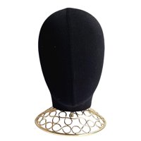 Magideal - Cabeza De Maniquí Multifuncional Para Hacer Pelucas, Soporte De Exhibición De Sombreros Para El Hogar Y Salón De Belleza O Tienda, Base Fuerte, Altura