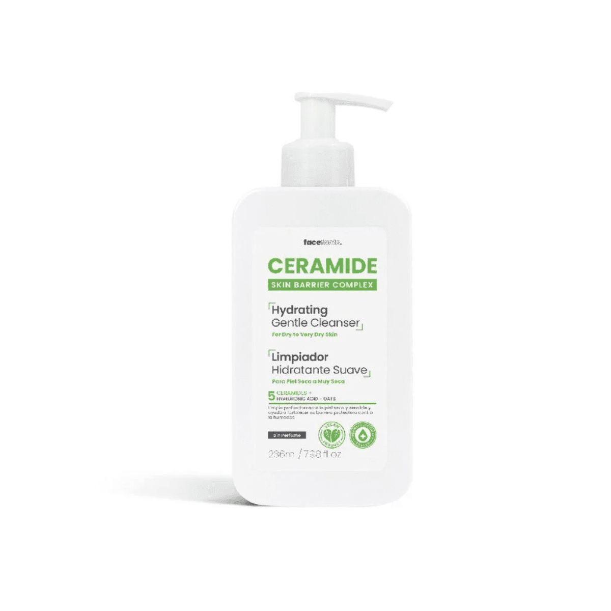 Limpiador Hidratante Suave Piel Seca A Muy Seca 236ml Ceramide