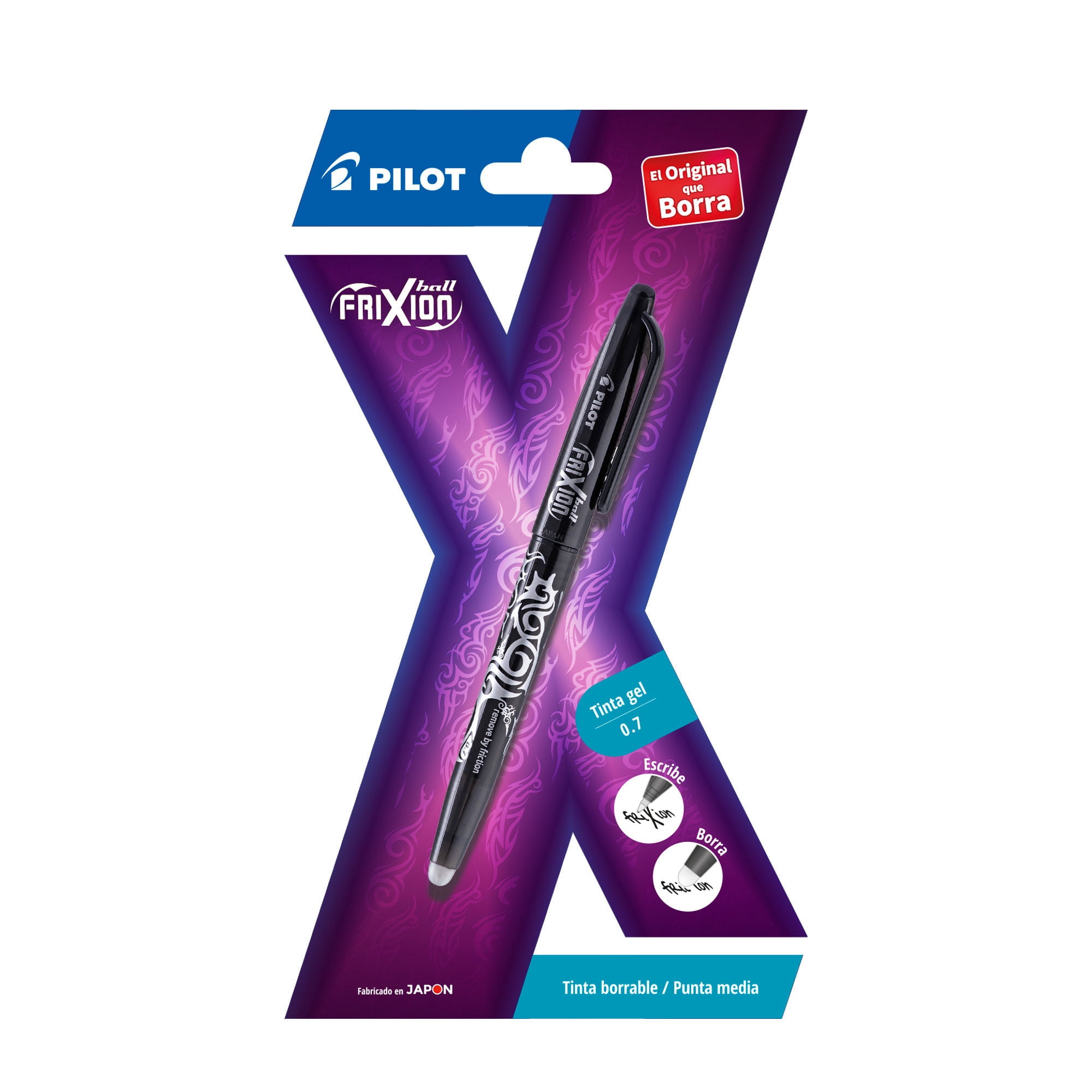 Lápiz Gel Frixion Ball 0.7 Azul Blister Pilot