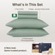 thumbnail image 3 of Juego de sábanas California Design Den Cal King verde menta, 3 of 7
