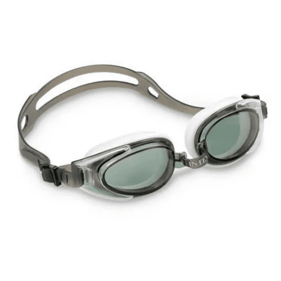 Lentes de Agua Intex Anteojos Natación Water Sport Goggle Gris Blanco