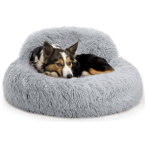 Cama Mascota Grande Yep Pet Perro L Antiestrés Y Ronquido Gris