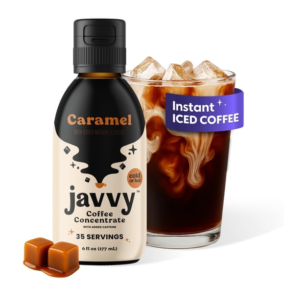Concentrado de café Javvy Cold Brew Caramel, 35 porciones
