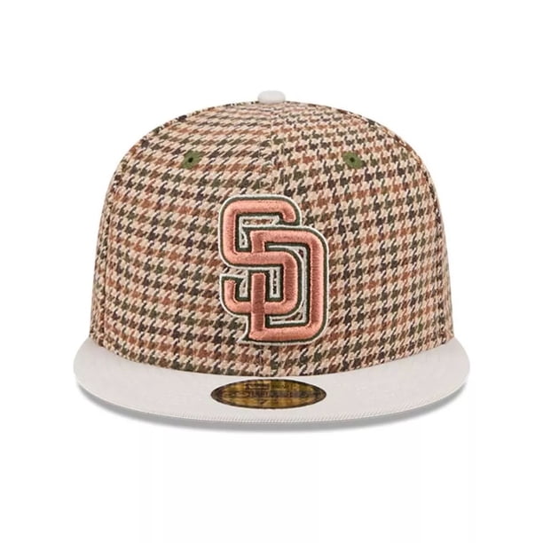 Jockey Gorro New Era 59Fifty San Diego Padres MLB Houndstooh Open Cafe