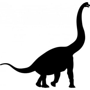 Rienda Libre Graphics - Decomural Brontosaurus Dinosaur Kids Ws-50418