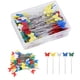 thumbnail image 3 of Juego de 200 alfileres de acolchado con forma de mariposa y cabeza plana, colores variados, 3 of 8