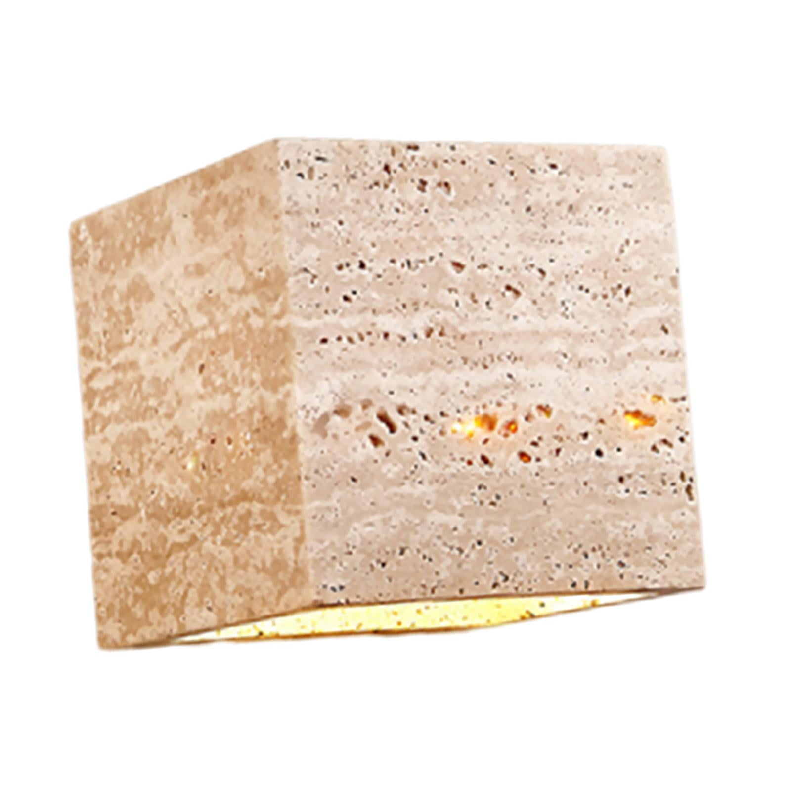 Magideal - Luces Montadas En La Pared, Lámpara De Pared Para Cabecera, Luces Cálidas De Estilo Europeo, Lámpara De Mármol, Aplique De Pared Para Porche, Comedor , 12x12x12cmimpermeable