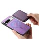 thumbnail image 3 of Funda de Cuero Magnética con Tarjetero para Google Pixel 8 Cubierta Delgada Morado, 3 of 5