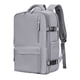 thumbnail image 3 of Mochila Viaje Cabina Avión Impermeable Viral Zapatos USB Gris, 3 of 4