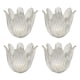 thumbnail image 2 of Portavelas de vidrio set 4 blanco, 2 of 3