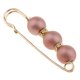 thumbnail image 4 of abs perlas rhinestone espaciador cuentas broche de seguridad broche clip bufanda sombrero rosa, 4 of 5
