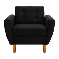 Bodevir - Sofa Bote 1C Felpa 04 Negro