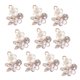 thumbnail image 2 of 10 paquetes de esmalte encantos de flores perlas botones bricolaje ropa zapatos bolsa decoraciones, 2 of 5