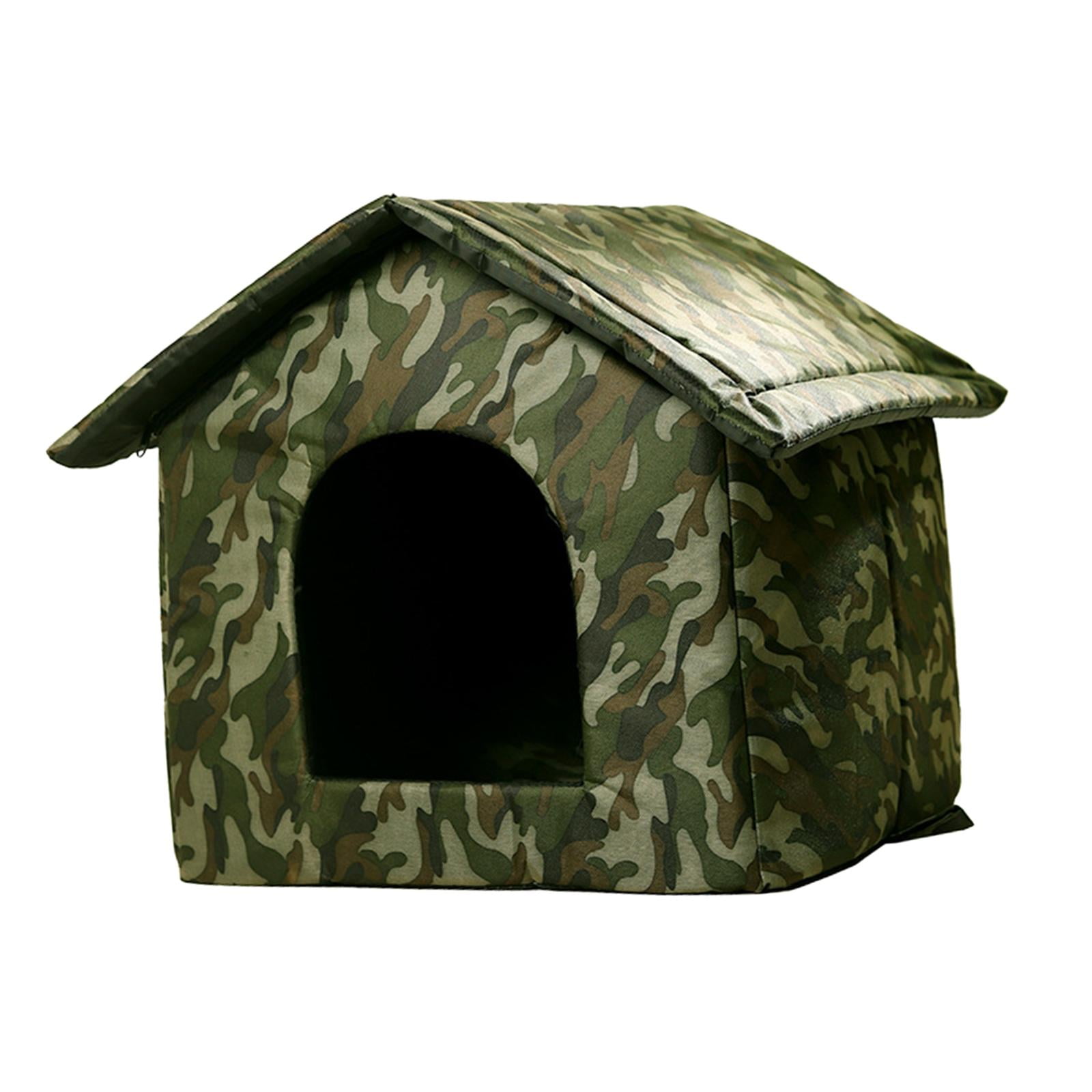 Magideal - Tienda De Campaña Para Mascotas Sin Hogar, Cama De Invierno Para Perros Y Gatos Callejeros, Impermeable, Para Dormir, Cueva Cálida, Caseta Portátil Pa Grande