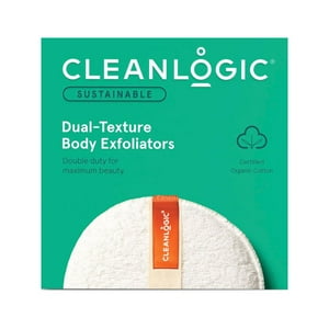 Clean Logic - Esponja De Baño Corporal Dual-Textura