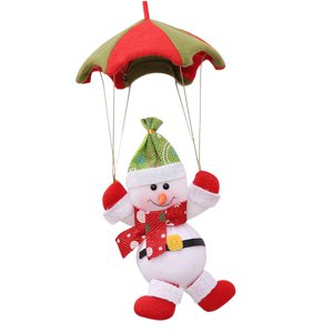 Magideal - Colgante De Paracaídas De Papá Noel, Colgante De Muñeco De Navidad, Artesanía, Colgante De Navidad, Decoración De Papá Noel Para Accesorios De Fotos