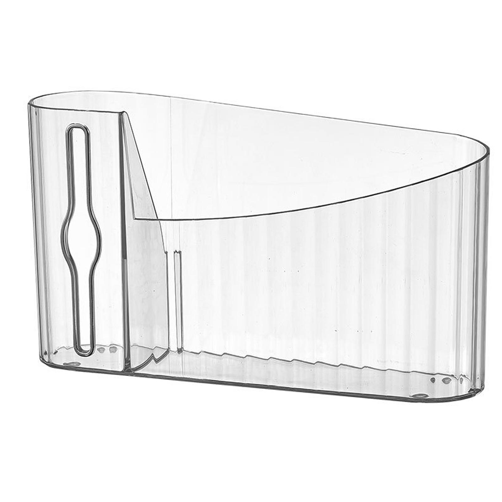 Magideal - Soporte Para Bolsas De Basura, Montado En La Pared Para Dispensador, Soporte De Diseño Extraíble, Diseño Ligero De Lujo, Organizador De Bolsas De Come Blanco