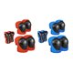 thumbnail image 4 of Juego De Engranajes Para Ni?os Protector De Mano Ajustable Para Bicicleta Rojo Azul, 4 of 5