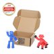 thumbnail image 2 of Figuras de acción Zing StikBot, paquete doble, Grim Indigo + Kyron Red, 2 of 3