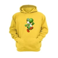 Genérico - Polerón Canguro Dinosaurio Plomeros Amarillo Talla Xs Unisex