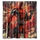 thumbnail image 1 of Cortina de ducha con el famoso diseño de Deadpool, juego de cortinas de baño con ganchos, tamaño 66 x 72 pulgadas, 1 of 3