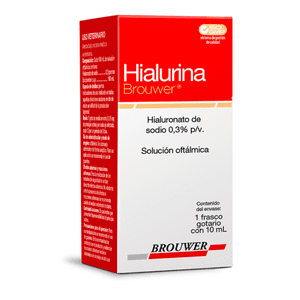 Chemie Vet Farma - Hialurina Brouwer 0.3% Solucion Oftalmica Gotas Frasco 3X 10 Ml
