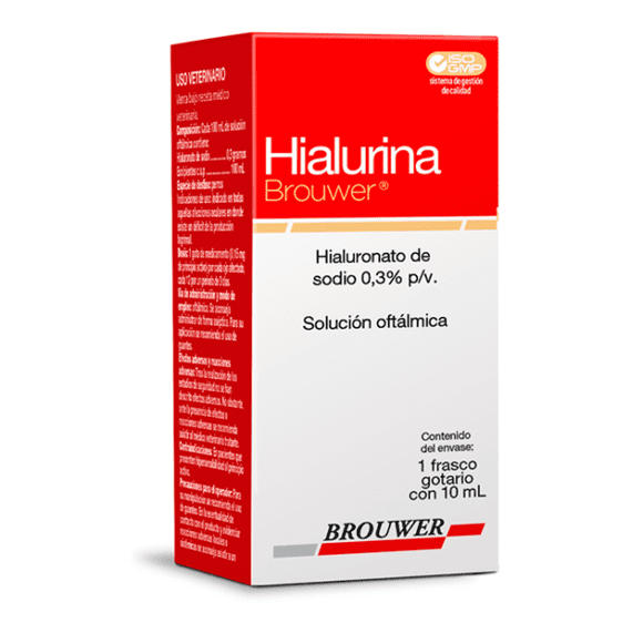Hialurina Brouwer 0.3% Solucion Oftalmica Gotas Frasco 3x 10 Ml