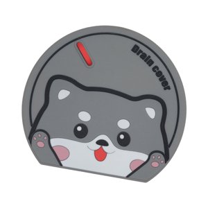 Bothyi - Tapa De Drenaje De Piso, Tapones De Bañera Multiusos Reutilizables Para Dormitorio, Cocina, Bañera, Gato, Gris