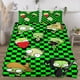 thumbnail image 2 of Invader Zim Face on print Soft Bed Set Lightweight 3 Pieces Bedding Sets for All Season Comforter Set Easy Care, 2 of 5
