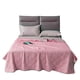 thumbnail image 1 of Juego de edredón ligero tamaño queen, edredón sólido alternativo al plumón, edredón reversible de microfibra fina para ropa de cama de verano., 1 of 5