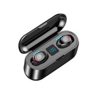 Genérico - Audifonos Inalambricos Bluetooth Magnetico Indicador Negro