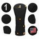 thumbnail image 3 of Fundas para cabeza de golf (3 unidades) Driver Fairway #3 Hybrid para club y hombre (negras), 3 of 7