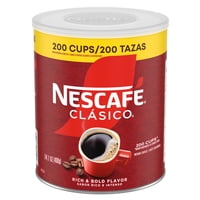 Café Instantáneo Nescafe Clásico Dark Roast, Bote De 400 Ml