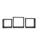 thumbnail image 1 of Estante Flotante De Madera Negro 30x30x12cm, 1 of 2