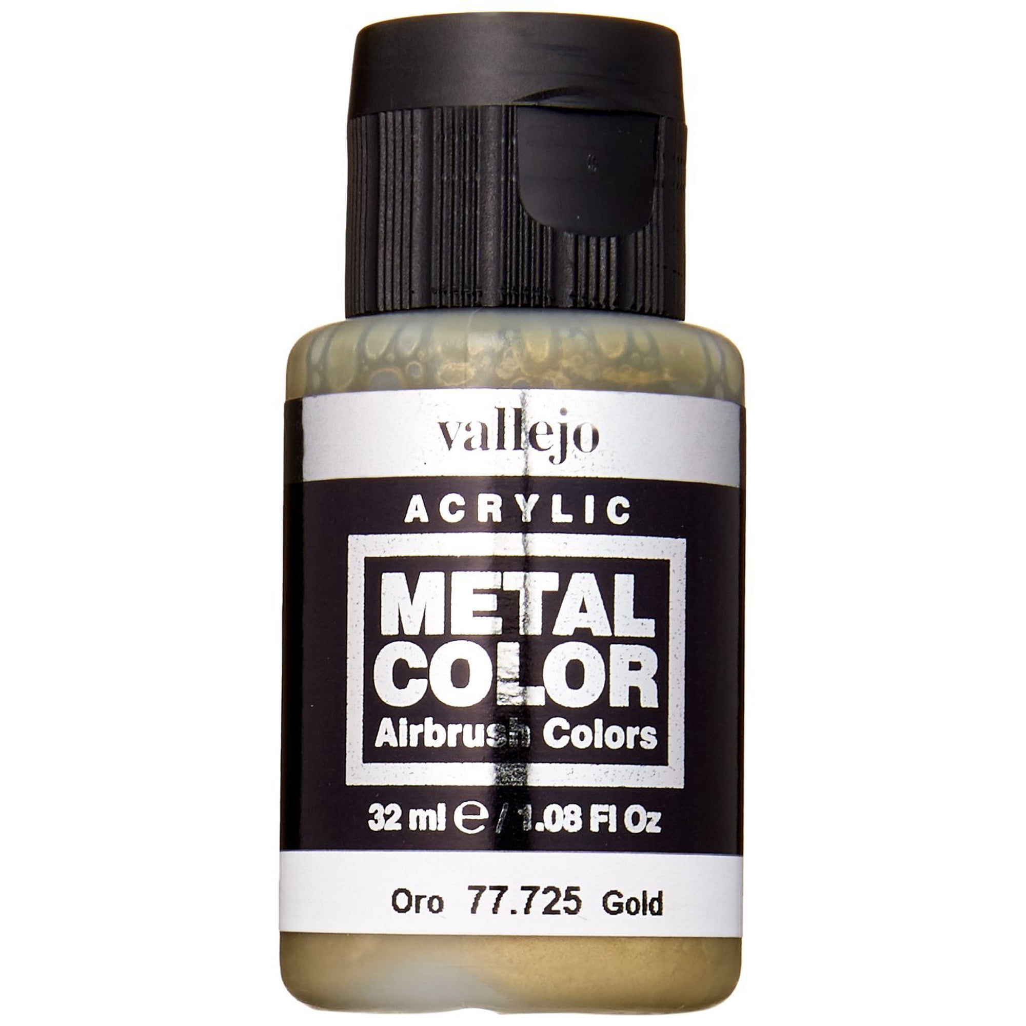 Paint Vallejo Gold Metal Color 32 Ml A Base De Agua Para Aerógrafo