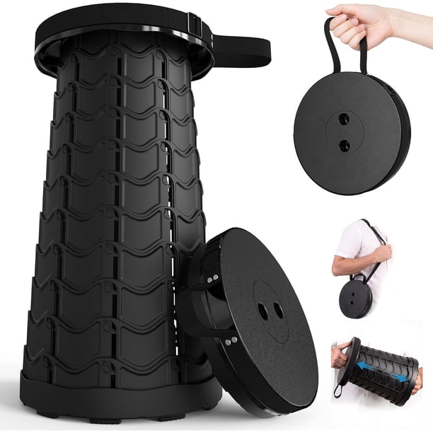 Banco plegable WildFinder de altura ajustable, 2,7 a 17,7 pulgadas, capacidad de 400 lb