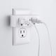 thumbnail image 5 of Extensor de enchufe Philips SPS1630W/37, 3 salidas, paquete de 2, blanco, 5 of 5