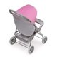 thumbnail image 3 of Cochecito para muñecas Badger Basket Deluxe Glide, plegable, 18 pulgadas, gris/rosa, 3 of 9